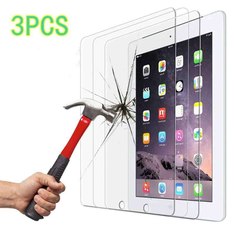 

Tempered Glass Screen Protector Tablet Case Hoesje Glass Case for Apple IPad Air 2 Full Cover for I Pad 9.7 2018 Air 1 2017 Hoes