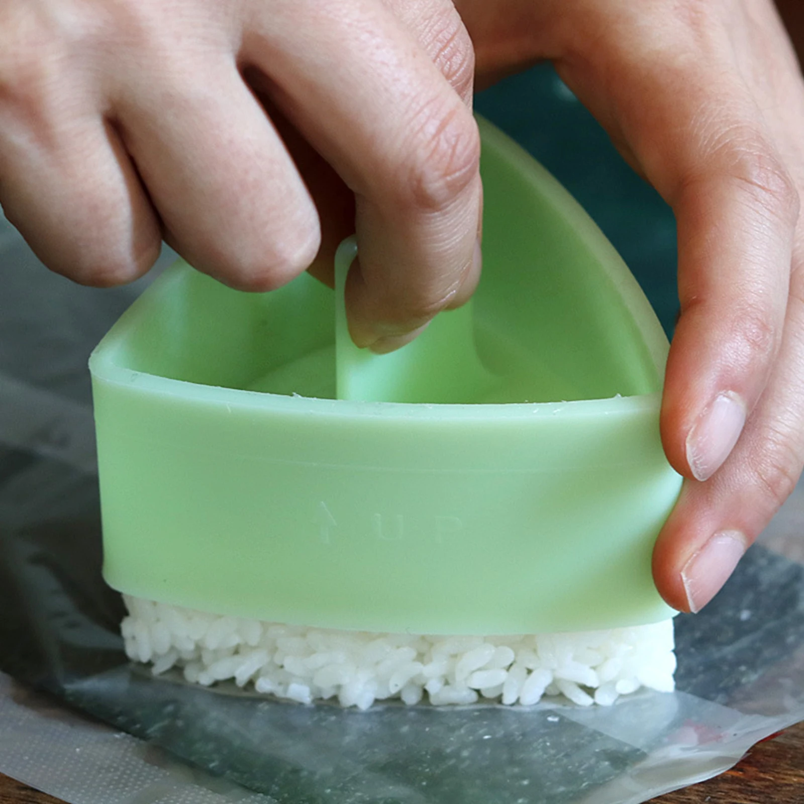 Reisbällchen-Maker Für Onigiri - Dreieckige Sushi-Form Leicht Zu Reinigen