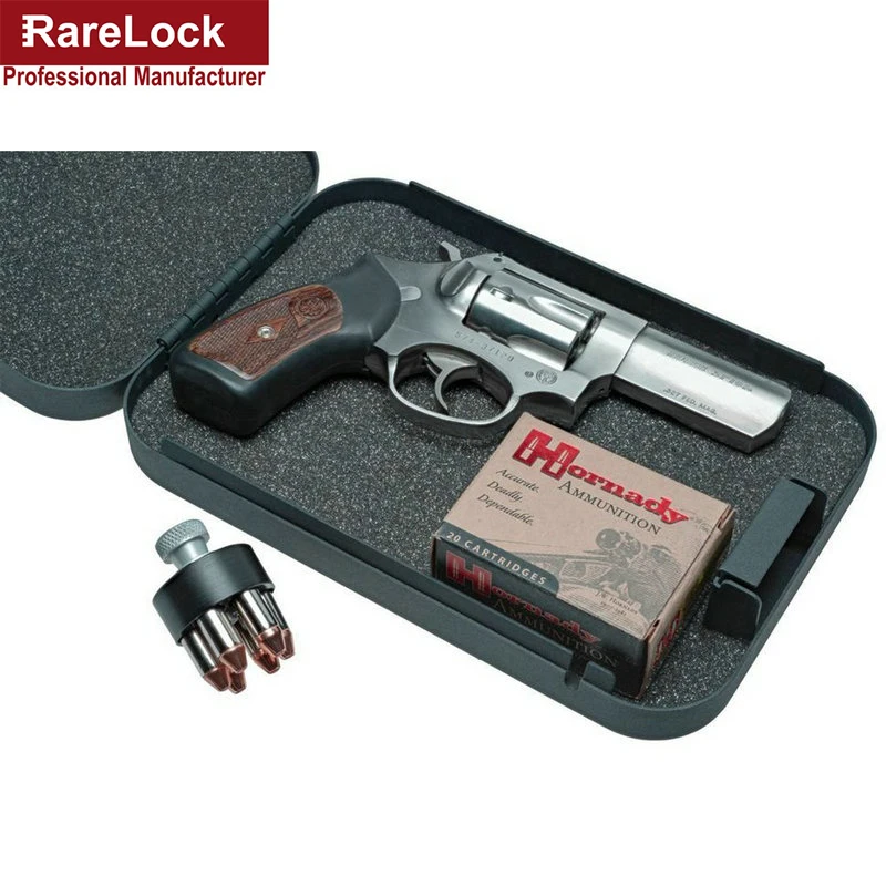 Key Combination Box Solid Steel Pistol Cabinet 3 Digital Password for Cash Valuables Jewelry Rarelock OSP300 A | Обустройство дома