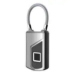 Противоугонный Bluetooth замок водонепроницаемый IP66 Портативный Смарт биометрический замок отпечатков пальцев без ключа USB зарядка для сумки