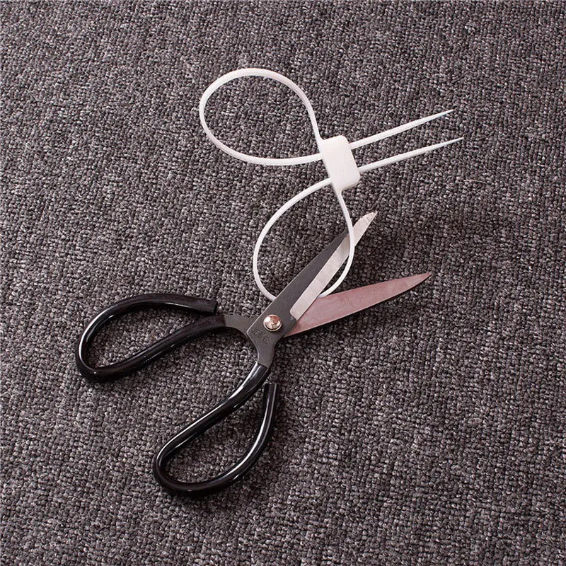 10pcs 12mmx700mm plastic police handcuffs Double Flex Cuff Disposable Handcuffs zip tie Nylon cable ties 12x700 12*700