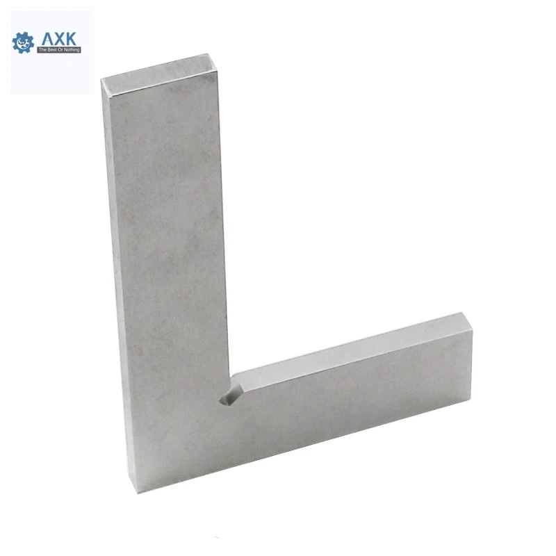 Ruler Flat Corners Protractor Silver 99x70mm Bladed 90 Degree Angle Try Square Tone Ypay 90 Degree Knife Edge Square 100X70mm