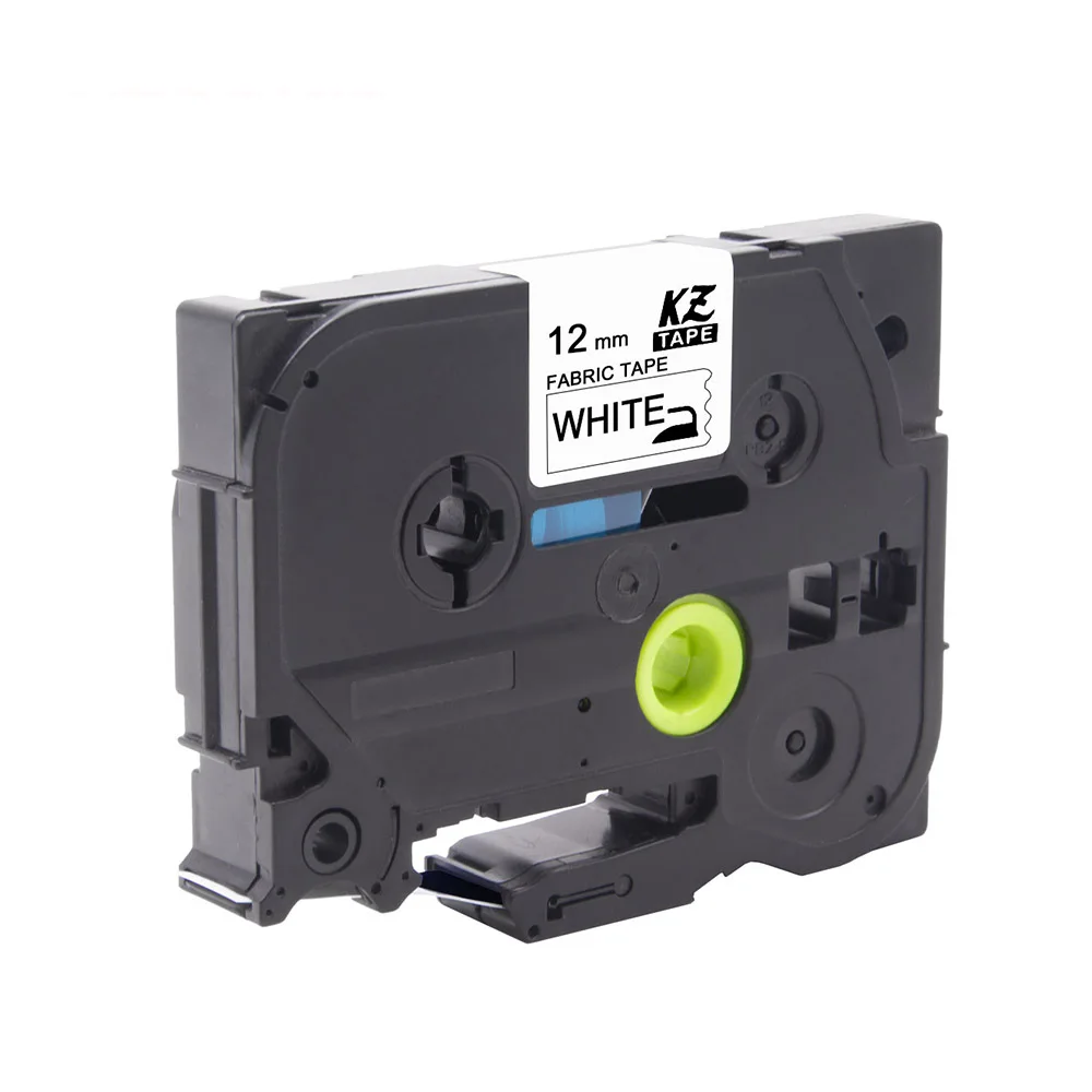 Absonic 12 мм совместимый с Brother TZ FA3 TZe FA231 FA3R Металлическая Ткань Голубая на белой