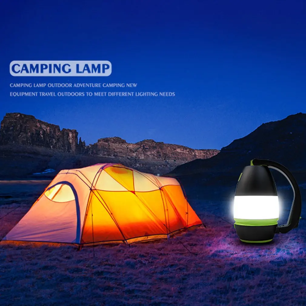 

Rechargeable LED Camping Lamp Flashlight Outdoor Searchlight with 2400mAh Power Bank 3-Level Brightness Table Desk Lamp
