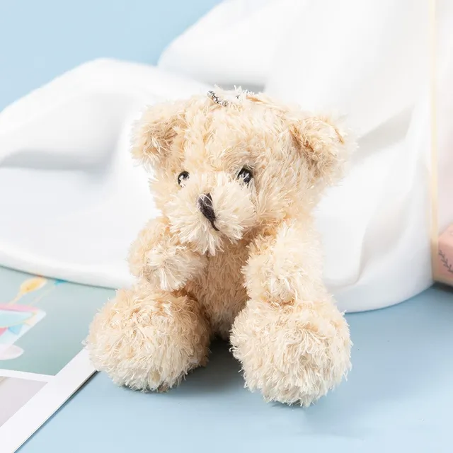 10cm teddy bear stuffed toys plush toy dolls keychain dolls wedding celebration Decoration birthday Christmas gift 3