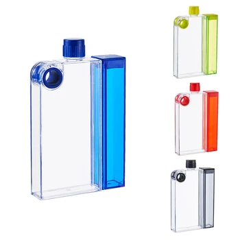 

400ML Portable Transparent Kettle A5 Flat Paper Cup Flat Mouth Travel