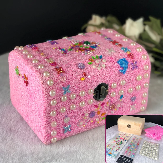 L-6 Детская hand-made из подручного материала сумка девушки твердые деревянные, для канцтоваров коробка пенал для карандашей Снежинка грязи палку дрель ящик для хранения - Цвет: L-6