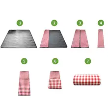 Утолщенный дышащий коврик открытый складной одеяло водонепроницаемый кемпинг коврик для пикника