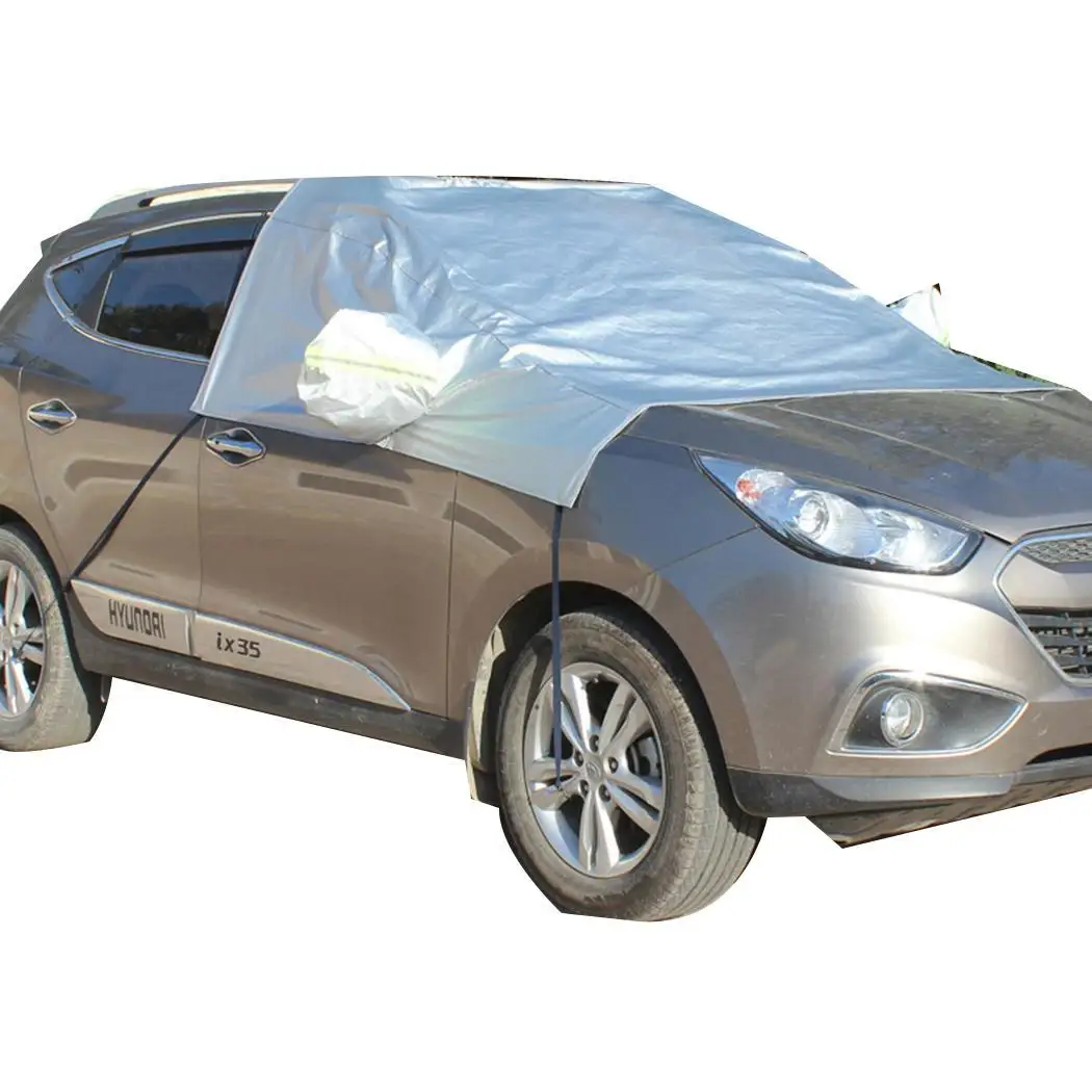 Портативное покрытие для лобового стекла автомобиля против снега Type1-2 синий/серый авто защита от мороза Повседневный чехол