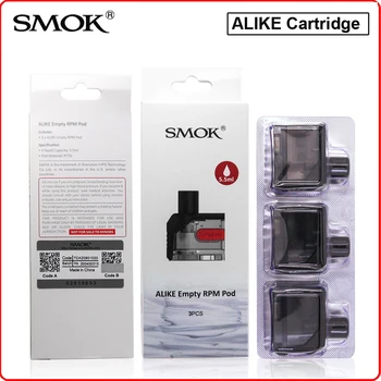 

Original SMOK Alike Pod Empty Cartridge No Coil Electronic Cigarette Atomizer Vaporizer E Cigarette Accessory for A LIKE Vape