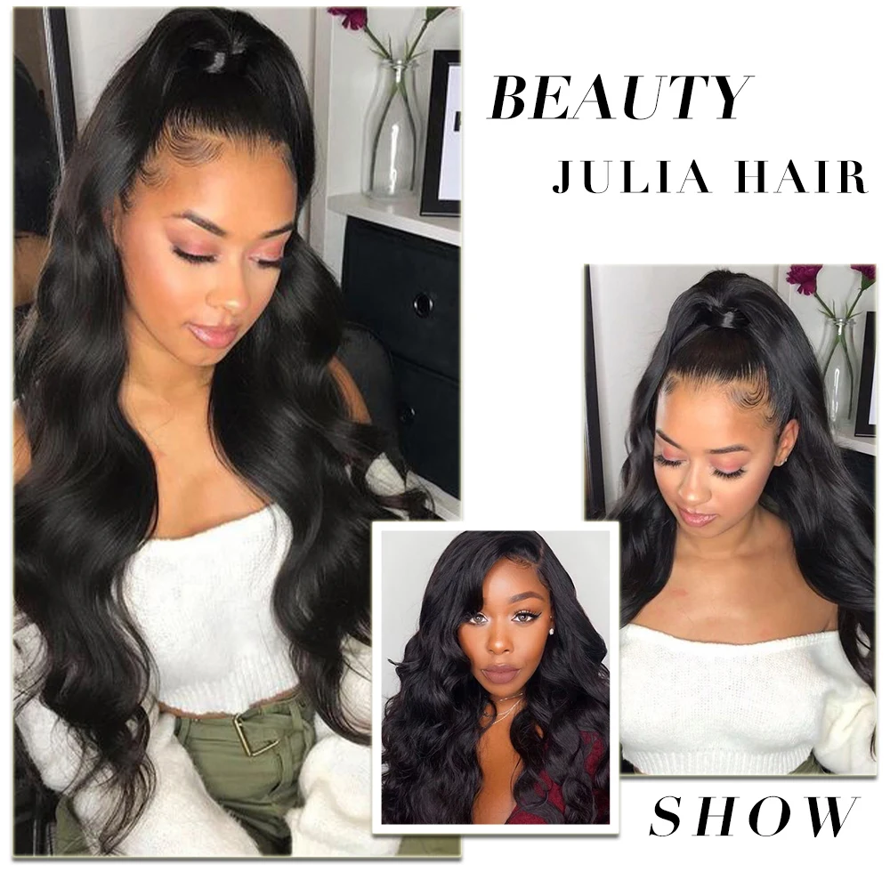 Brazilian Body Wave Closure Pre Plucked 150% Density FreeMiddleThree Part Swiss Lace Closure Julia Remy Human Hair Closure (3)