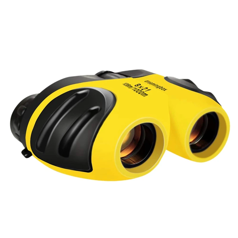 

Children 10 Times High-Definition High-Power Waterproof Shockproof Binoculars Convenient Yellow