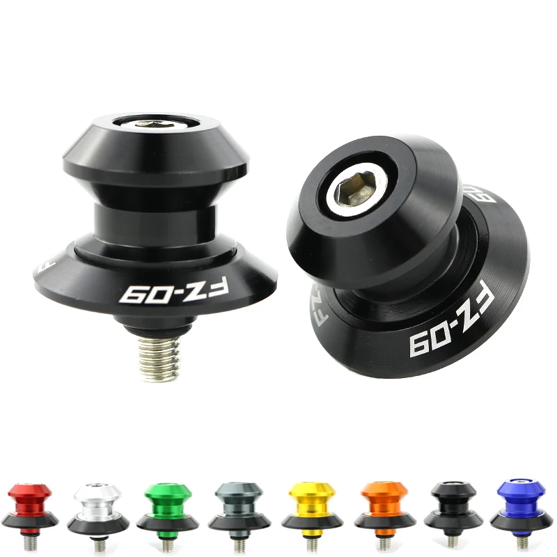 

For YAMAHA FZ09 FZ-09 2014 2015 2016 2017 2018 2019 Swing Arm Screw Sliders Spools Stand Bobbins CNC Aluminum Alloy