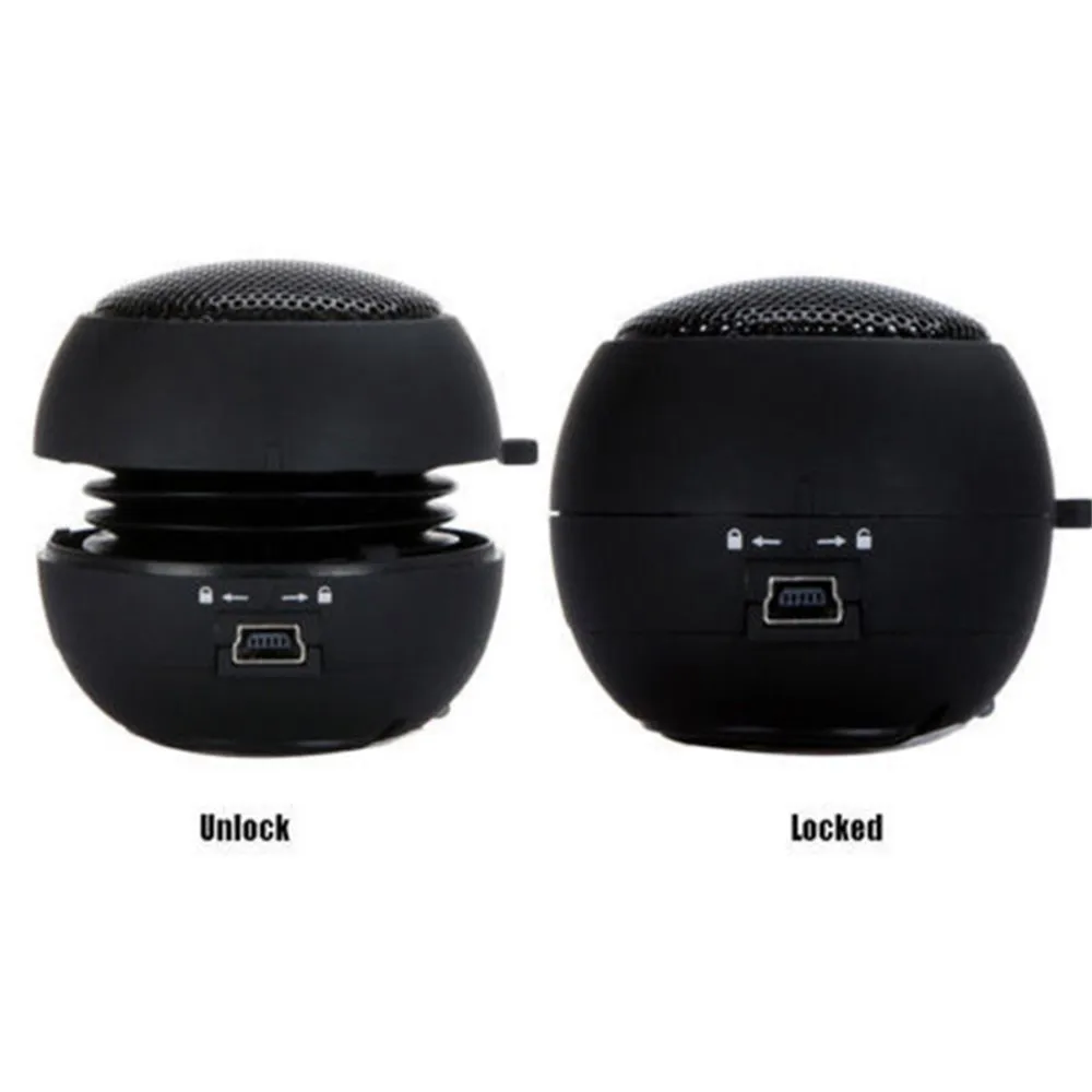 3.5mm Jack AUX Mini Burger Column Speaker Hamburger Wired Sound Box Loundspeaker Stereo Super Bass Hi-Fi Audio Music