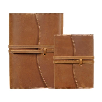 

100% Genuine Leather Notebook Planner Book Cover A5 A6 For MD Diary Original Bullet Journal Drawing Sketchbook