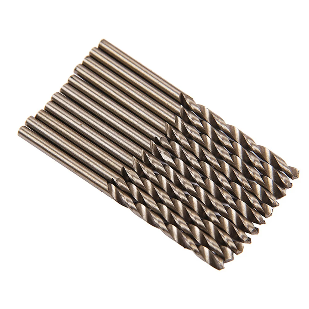

10pcs Micro High Speed Steel HSS Straight Shank Mini Twist Drill Bits Electric Drill Rotary Power Tools 1.1mm 1.3mm 0.5mm 0.8mm