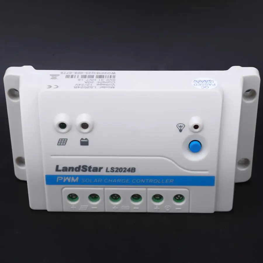 controler solar panel LS2024B Solar Battery Charge Controller 20A 12V24V PWM Solar Power Charging/Discharging Controller solar