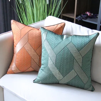 

DUNXDECO Cushion Cover Decorative Pillow Case Modern Simple Luxury Geometric Weaving Jacquard Coussin Sofa Chair Decorating