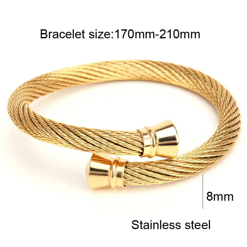 Женский Регулируемый браслет из титановой стали|bracelets & bangles|bangles fashionfashion bangle |