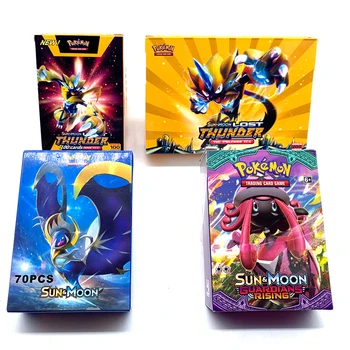 

Anime 200 Pieces Pokemon Card 2019 Pet Elf Battle Card GX Pocket Monster Game Collection Gifts For Children For Christmas Toy
