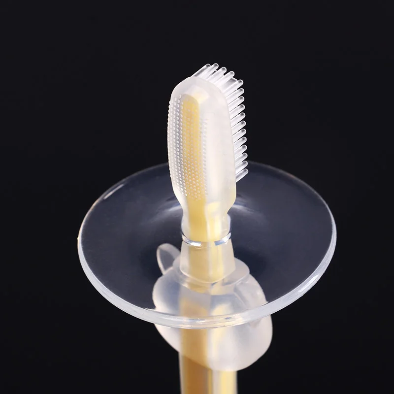 Baby Infants Kids Safe Soft Bendable Teether Training Teeth Toothbrush Brush T