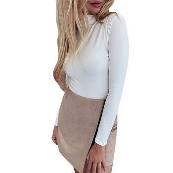 

Women Solid Harajuku Sexy High Waist Bodycon Vintage Mini Skirt Ladies All-match Elegant Korean Pencil Skirt Spring 2020 SJ5530E