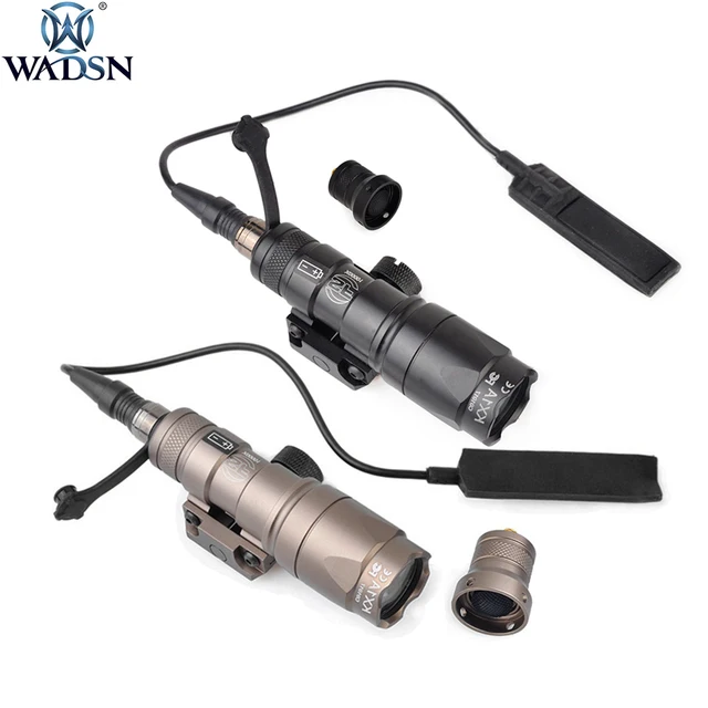 US $24.90 WADSN Airsoft Surefir M300 M300B Mini Scout Light LED 280lumens Flashlight Weapon Tactical Torch Ou