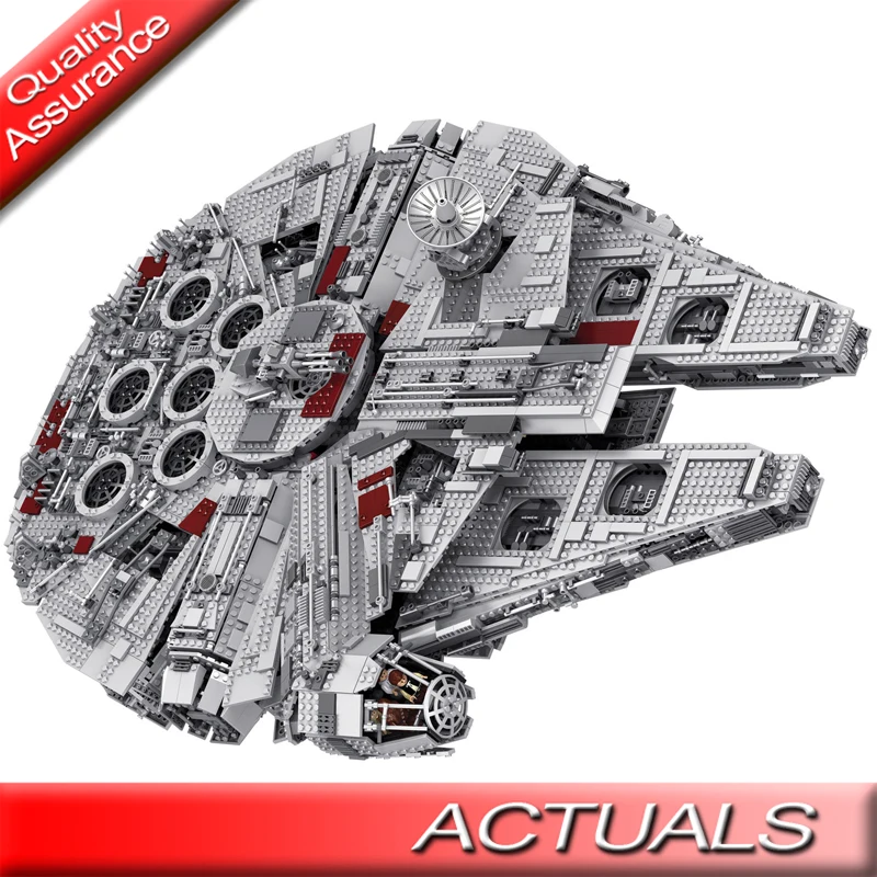 

Compatible Legoed Star plan wars Ultimate Collector Millenniuming 10179 Falcon Building Blocks Figures Bricks LELE 35002 05033