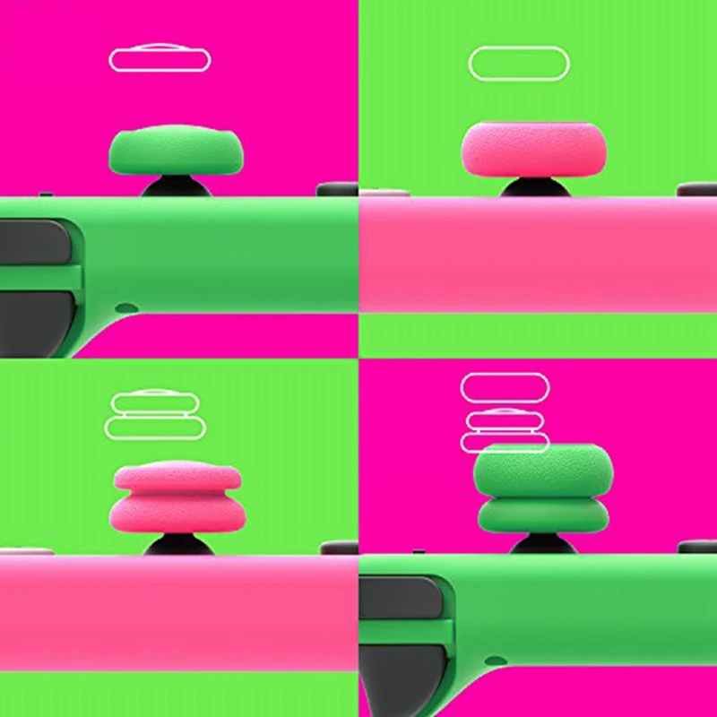 CQC и FPS Thumb Grips набор джойстика крышка аналогового джойстика Крышка для nintendo Switch Joy-Con контроллер 3 пары(6 шт