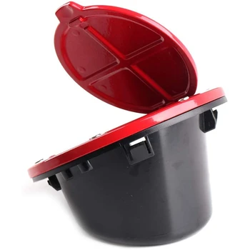 

Car Fuel Door Gas Cap Cover for Jeep Wrangler JK JKU 2007-2017 Sahara Rubicon Red
