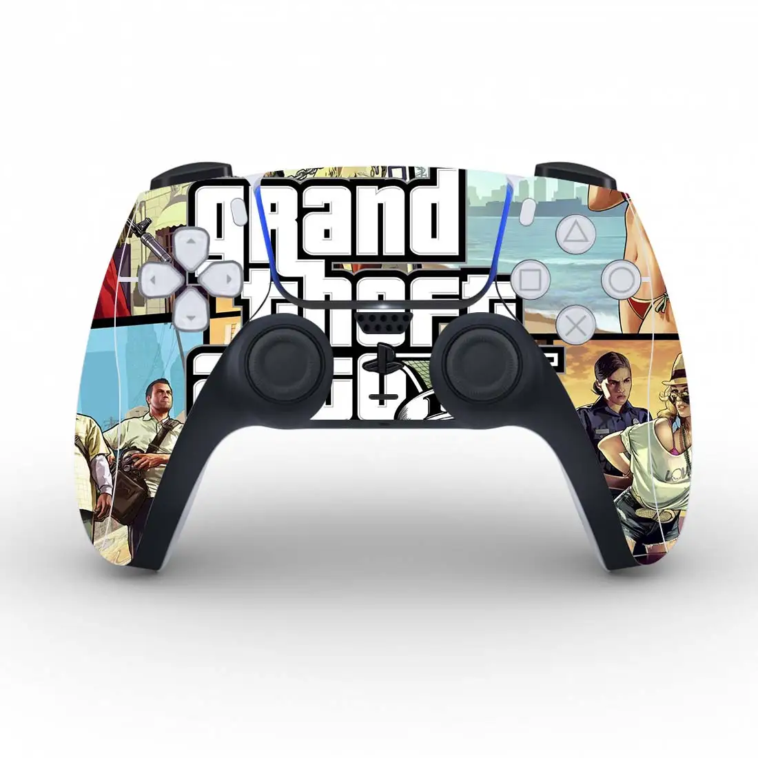 Grand Theft Auto Gta Cover Sticker For Ps5 Skin For Playstation 5 Gamepad Joystick Decal Skin Sticker Vinyl - Stickers - AliExpress
