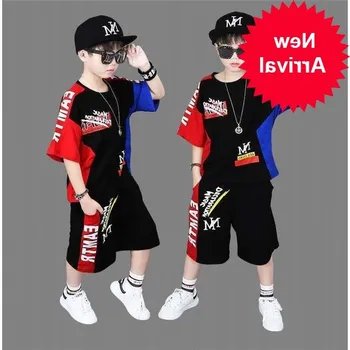 

clothing 5 Children's boys' summer suit summer 9 children 6 short sleeves 8 boys 10 clothes 12 years old 4 Tide