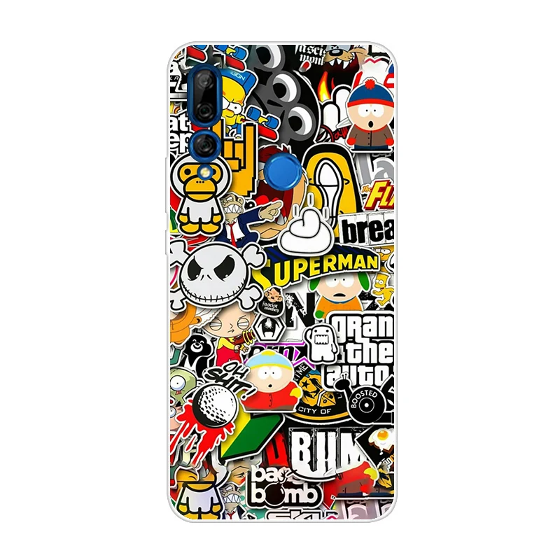 Для huawei P Smart Z STK-LX1 модный различный чехол задняя крышка корпус телефона Fundas для huawei Y9 Prime 6,5" милый кот телефон оболочка Капа