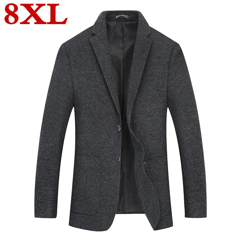 Новинка 2020 большие размеры 8XL 7XL 6XL 5XL мужской модный Блейзер пиджак мужские