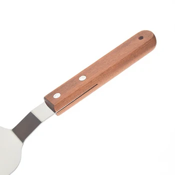 

1x Large Barbecue Spatula Hamburger Turner Burger Flipper BBQ Stainless Steel Hamburger Turner For Pan
