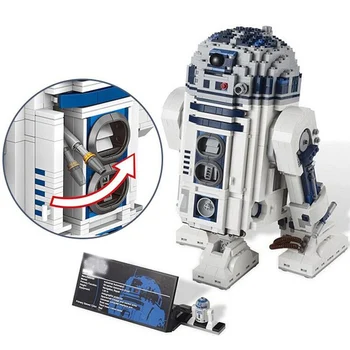 

2137pcs Lepining Star Series Wars 10225 The R2 Robot Set D2 Out Of Print Building Blocks StarWars Toyswars Christmas Gifts