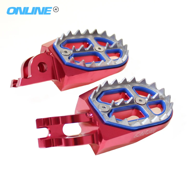 MX широкая подставка для ног педаль CR CRF CR125 CR250 CRF250R CRF450R CRF250X CRF450X CR500 Кроссовый