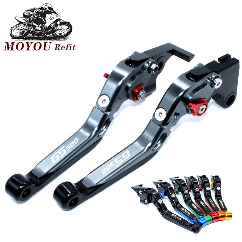 

GS500 Логотип для Suzuki GS500 GS 500 1989-2008 Новый Мотоцикл CNC регулируемые складные выдвижные рычаги тормозной муфты мотоцикла