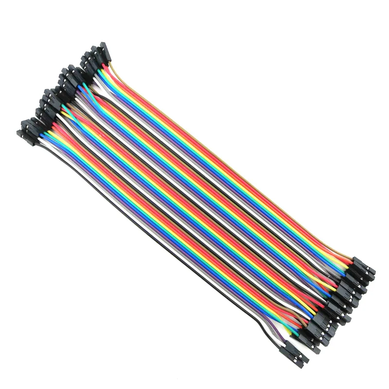 

1PC DIY Toy Model Connection Electronic Wire 40P Dress Rehearsal Line Length 200mm Male Female Rainbow Cable for Build Module