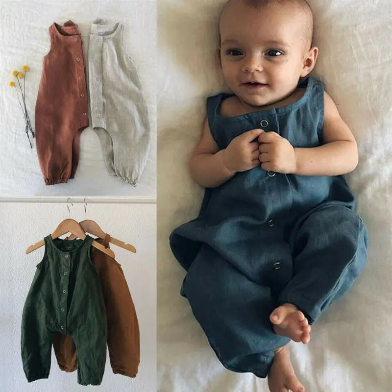 Newborn Toddler Baby Boy Girl Romper Bodysuit Sunsuit Outfit Clothes Playsuit | Мать и ребенок