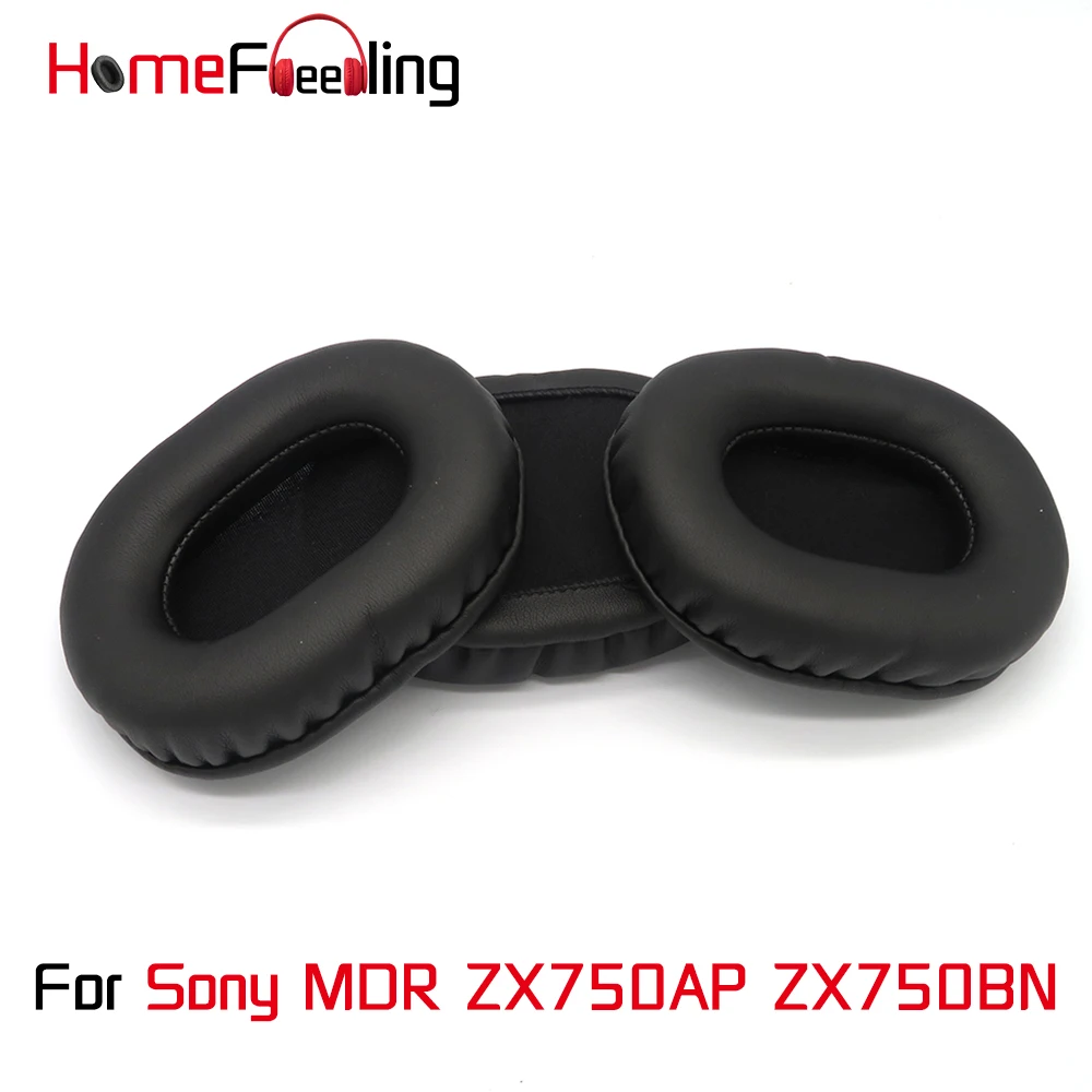 

Homefeeling Ear Pads For Sony MDR ZX750BN ZX750AP Earpads Round Universal Leahter Repalcement Parts Ear Cushions