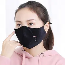 Моющаяся РМ2. 5 маска для лица против пыли, загрязнения, дымка, респиратор для велоспорта, для женщин, A69C