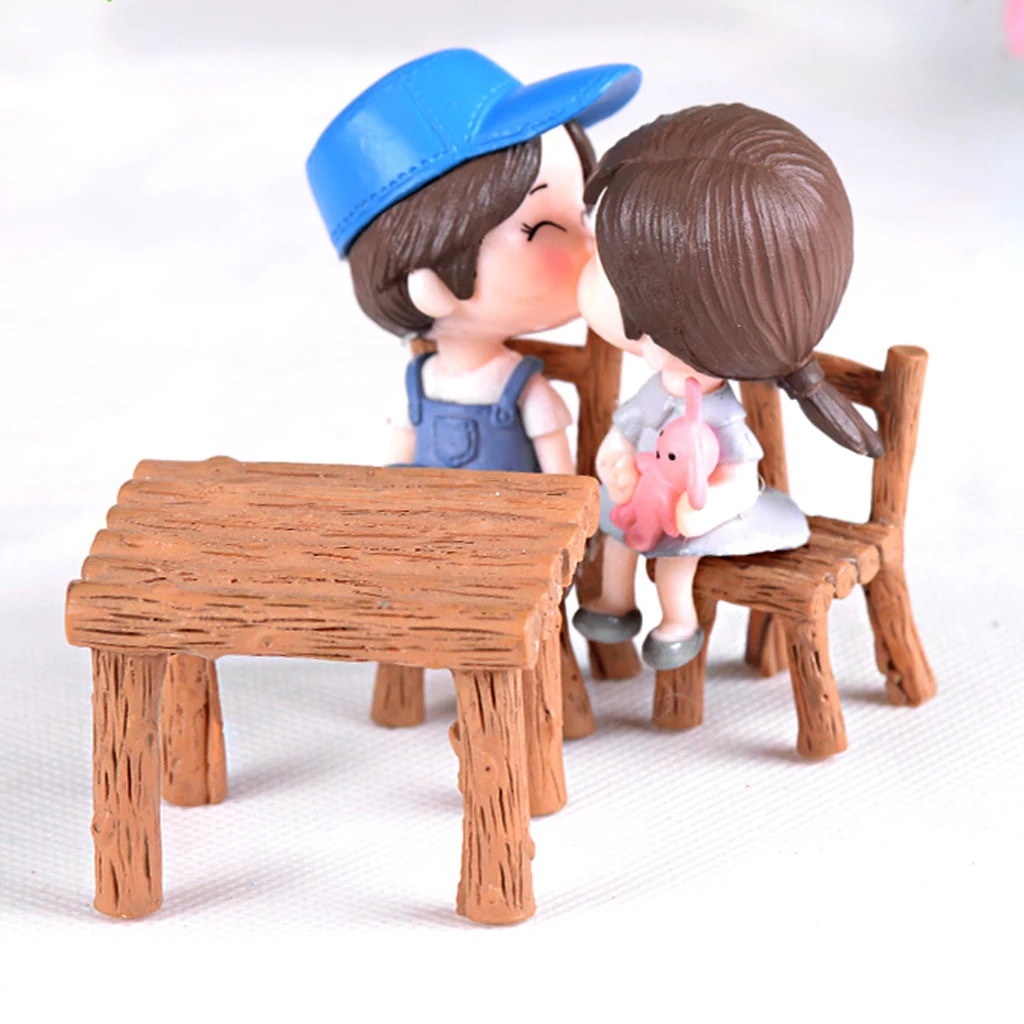 Resin Mini Miniature Decoration House Fairy Garden Micro Landscape Home Garden Decor Plant Pots Bonsai Ornament Window Display