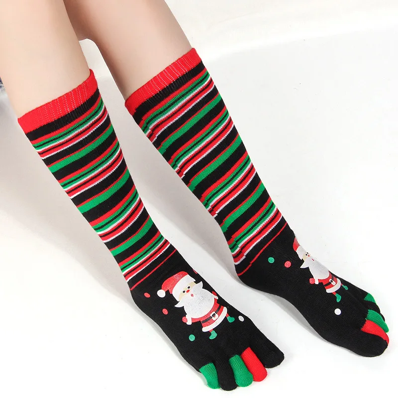 Santa Claus Christmas Elk Gift Socks Long Sock Cotton Socks Men Women Size Stereo Socks Cotton Cute Deer Socks Xmas Socks