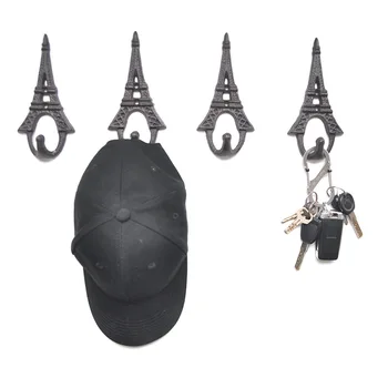 

2pc/lot French single hook hanger Tower wall Hanging Rack Retro Creative decoration Key Clothes towels cap Storage Organization