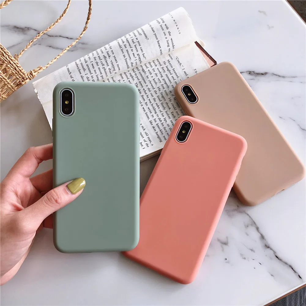 water pouch for phone Matte Silicone Phone Case For Huawei P30 P40 P20 Lite P10 Mate 20 Mate 30 Mate 10 Lite Pro Soft TPU Candy Color Back Cover Coque designer phone pouch