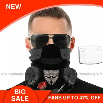 

Guy Fawkes Mouth Face Mask V For Vendetta Facial Mask Adult with Filters Fashion Lovely Mask