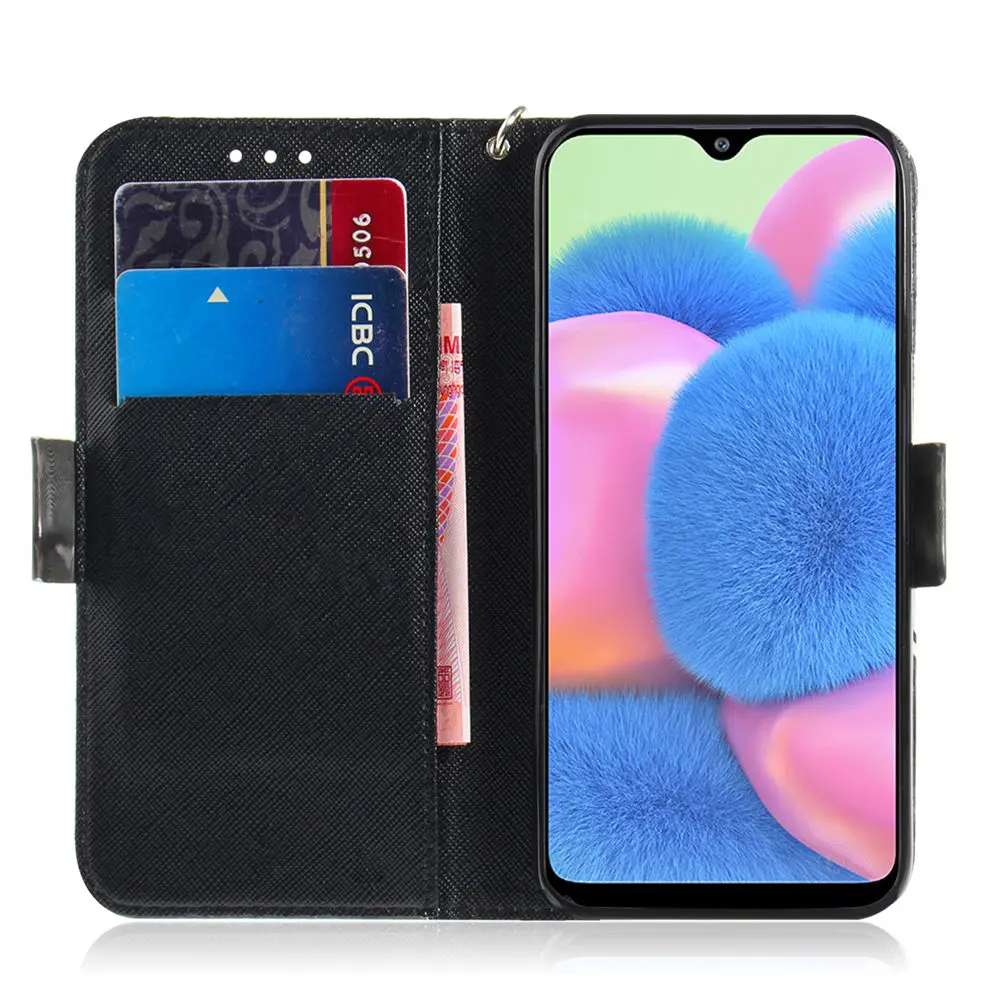 Флип-чехол для samsung Galaxy A30 S A30S SM-A307Fn/DS SM-A305F/ds силиконовый кожаный чехол-бумажник SM A307FN/DS A307 A305