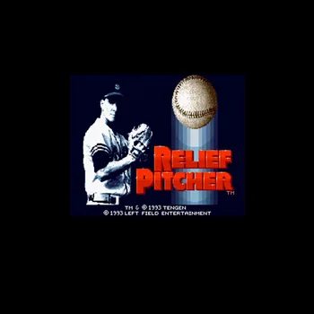 

Relief Pitcher USA Version 16 bit Big Gray Game Card For NTSC Game Player