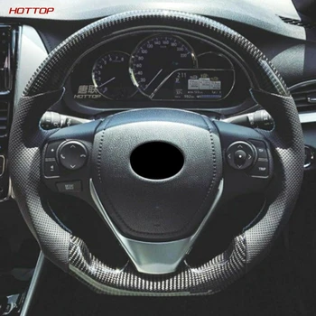 

Car Carbon Fiber Steering Wheel For Toyota Vios 2018 2019